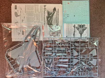 Модель Су-57 от Звезды 1/72 + классные дополнения