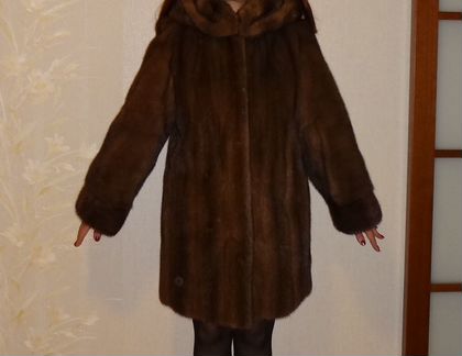 Полушубок норковый б/у