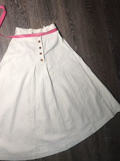 Юбка льняная