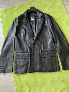 Кожаный пиджак Just Cavalli новый