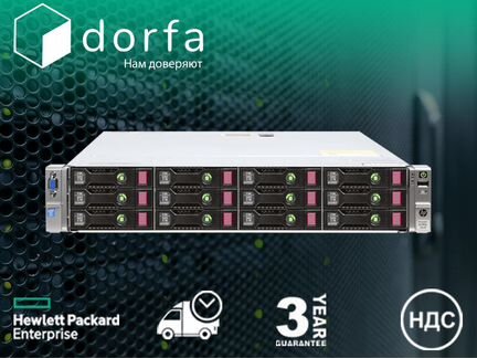 HP DL380p Gen8 12х LFF 2x Xeon E5-2650v2/64Gb DDR3