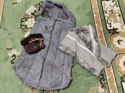 Муфта, мешок для зимних прогулок и пимы