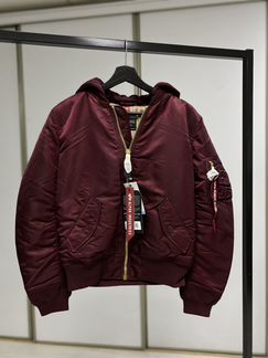 Бомбер Alpha Industries ма-1 Natus W бордовый