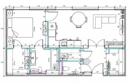 2-к апартаменты, 56.2 м², 4/7 эт.
