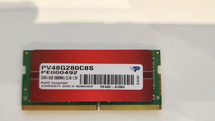 Память sodimm DDR4 8GB patriot Viper 2800MHz