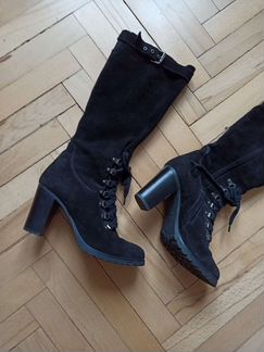 Сапоги Geox на устойчивом каблуке