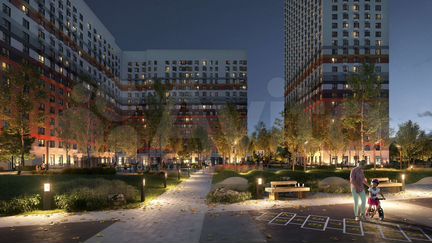 1-к квартира, 41.7 м², 24/33 эт.