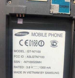 Samsung Galaxy note 2 GT-N7100