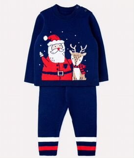 Новогодний вязаный комплект Crockid