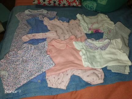 Пакет вещей на девочку mothercare 3-6