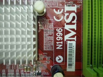 Материнская плата 775 с процессором и памятью