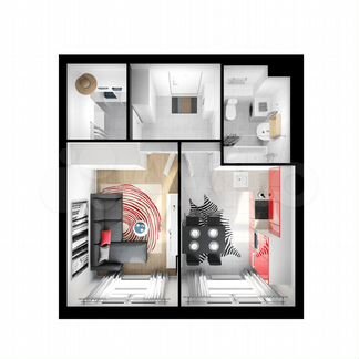 1-к квартира, 33.7 м², 2/17 эт.
