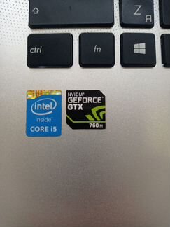 Ноутбук asus Игровой Intel Core I5 GTX 760
