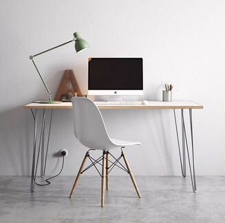 Стол письменный, рабочий, в кафе, hairpin legs