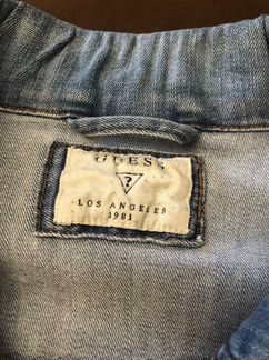 Джинсовая куртка мужская Guess