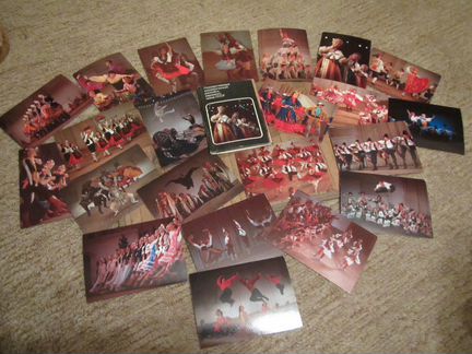 Открытки по искусству / народные танцы