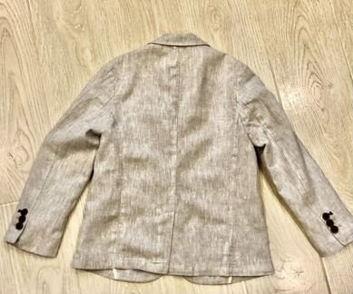 Пиджак льняной zara для мальчика 110