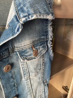 Жилет Zara новый джинсовый для девочки