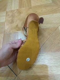 Туфли латина новые 37р 7см каблук