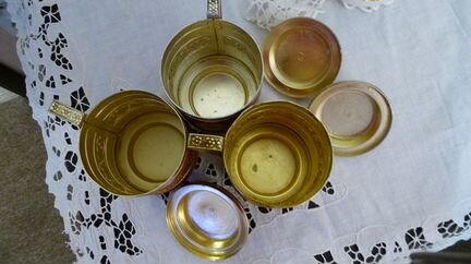 Подстаканник с крышкой СССР