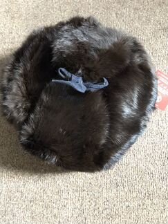 Шапка ушанка кролик, новая