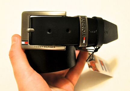 Мужской ремень / Tommy Hilfiger / новый (черный)