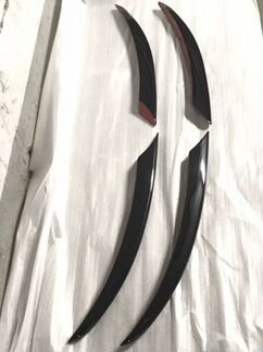 Накладки переднего бампера AMG w205