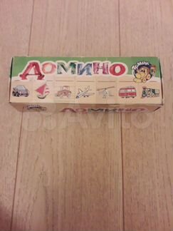Домино детское, деревянное