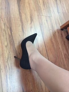 Туфли лодочки замшевые