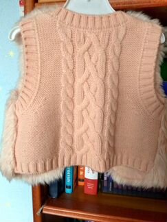 Брендовый жилет для девочки Knitwear, Италия